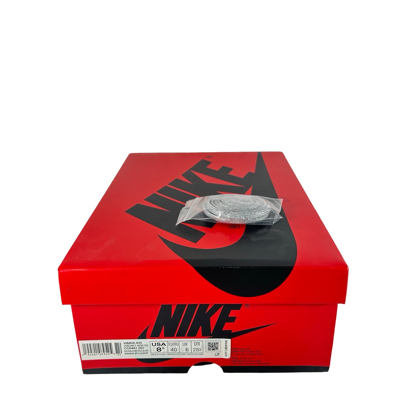 CD0461 001 Jordan 1 Retro High Silver Toe (Women's) [USED] - 8.5 W (Used)