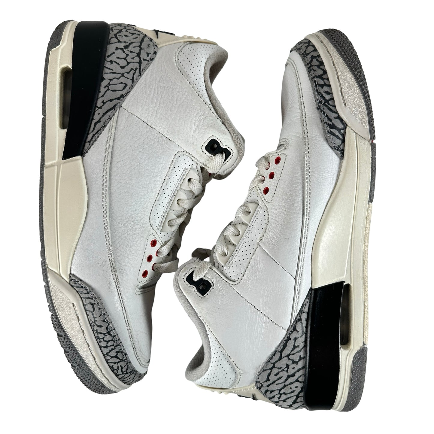 DN3707 100 Jordan 3 Retro White Cement Reimagined [USED] - 9 M (Used) (No Box)