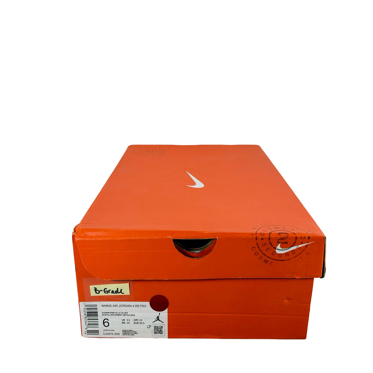 DJ0675 200 Jordan 4 Retro Shimmer (Women's) - 6 W (B-Grade)