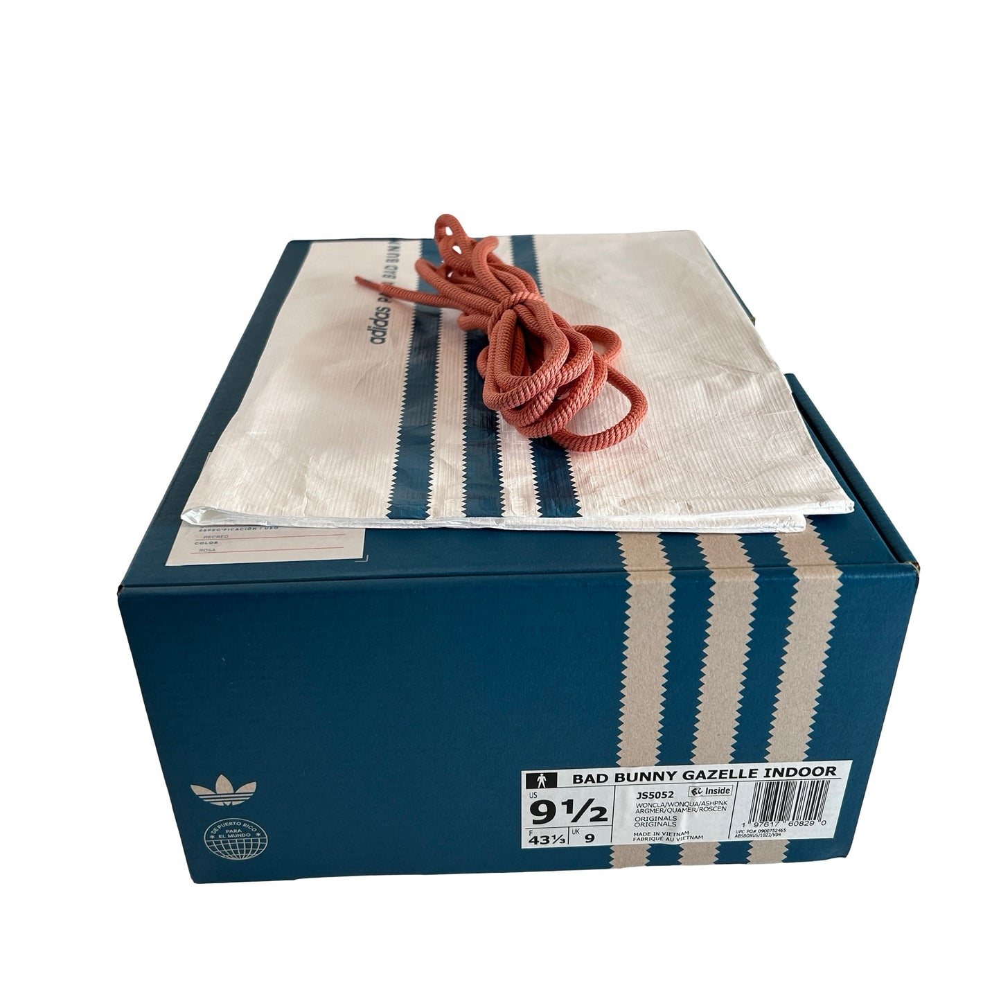 JS5052 adidas Gazelle Indoor Bad Bunny Cabo Rojo [USED] - 9.5 M (Used)