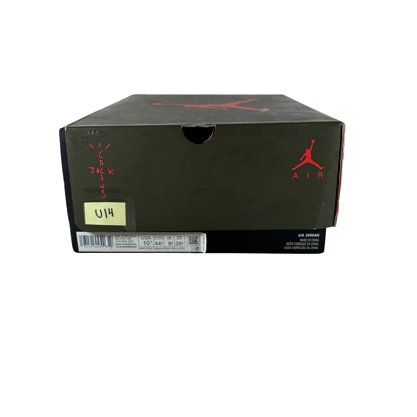 CN1084 200 Air Jordan 6 Retro Travis Scott [USED] - 10.5 M (Used14)
