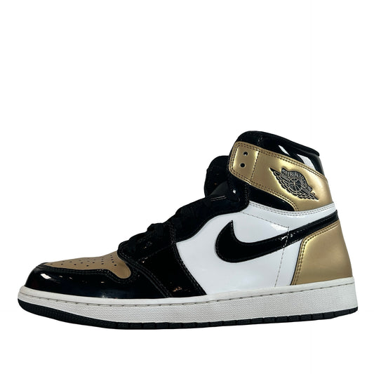 861428 007 Jordan 1 Retro High NRG Patent Gold Toe [USED] - 12 M (Used4)