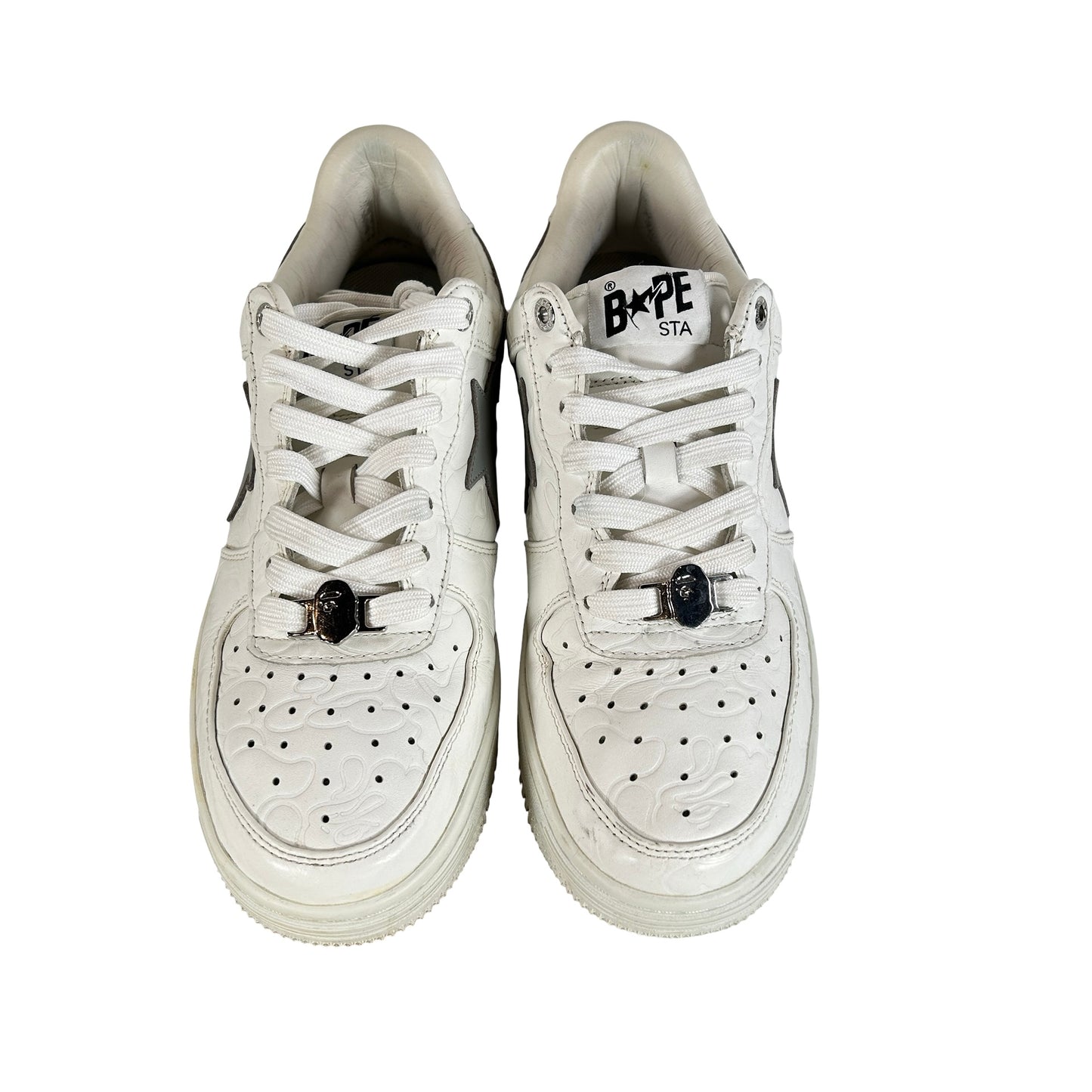 A Bathing Ape Bape Sta Low #3 Line Camo White [USED] - 7 M (Used) (No Box)