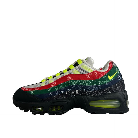 IQ0620 100 Nike Air Max 95 OG Big Bubble Neon Paisley Bandana [USED] - 9 M (Used2)