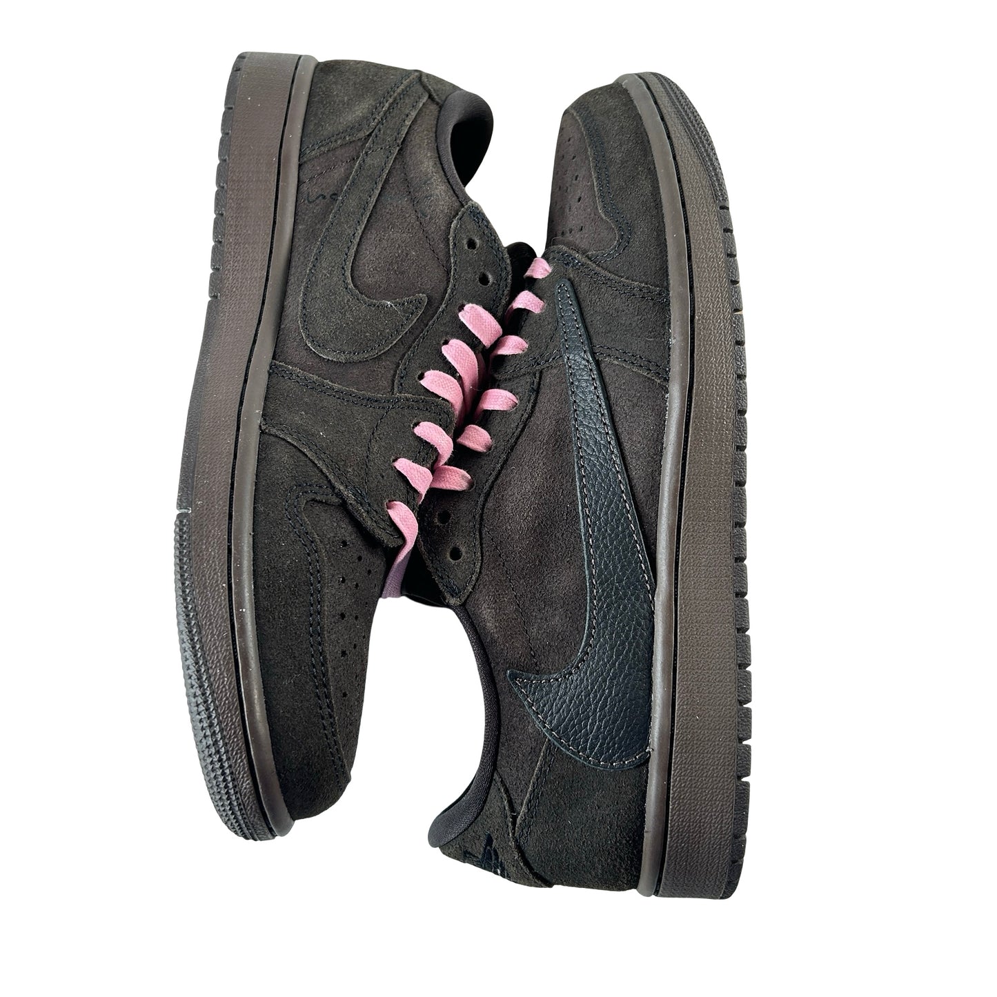 DM7866 202 Jordan 1 Retro Low OG SP Travis Scott Velvet Brown [USED] - 9 M (Used9)