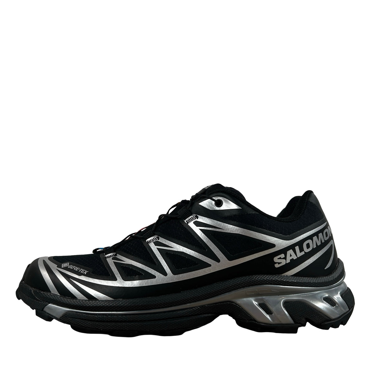 L47450600 Salomon XT-6 Gore-Tex Black Silver [USED] - 8.5 M (Used)