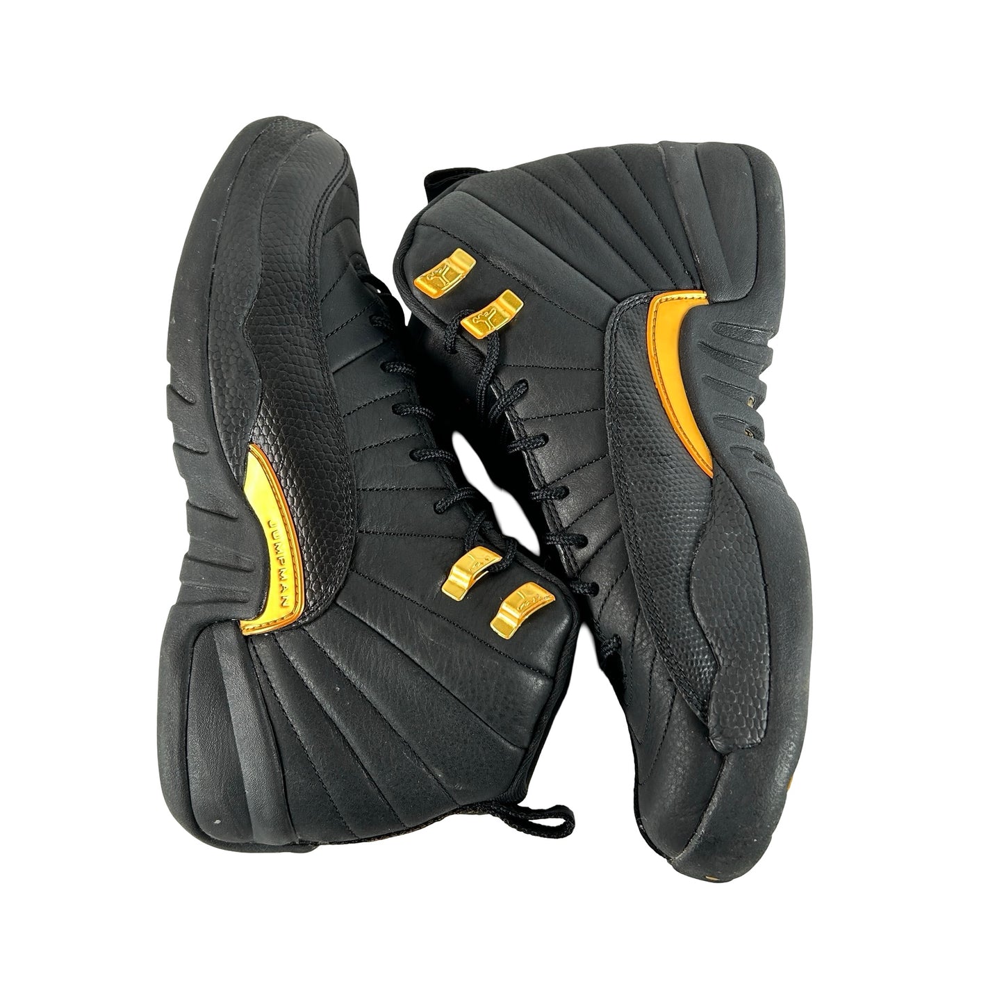 153265 071 Jordan 12 Retro Black Taxi (GS) [USED] - 7 Y (Used) (No Box)