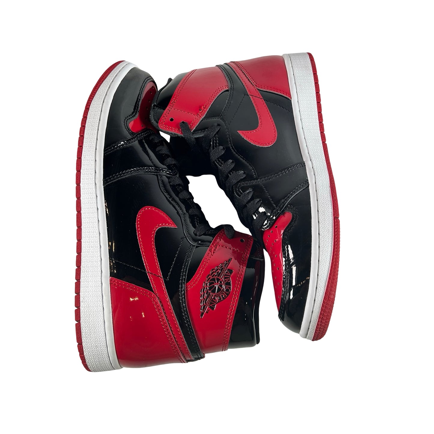 555088 063 Jordan 1 Retro High OG Patent Bred [USED] - 9.5 M (Used9)