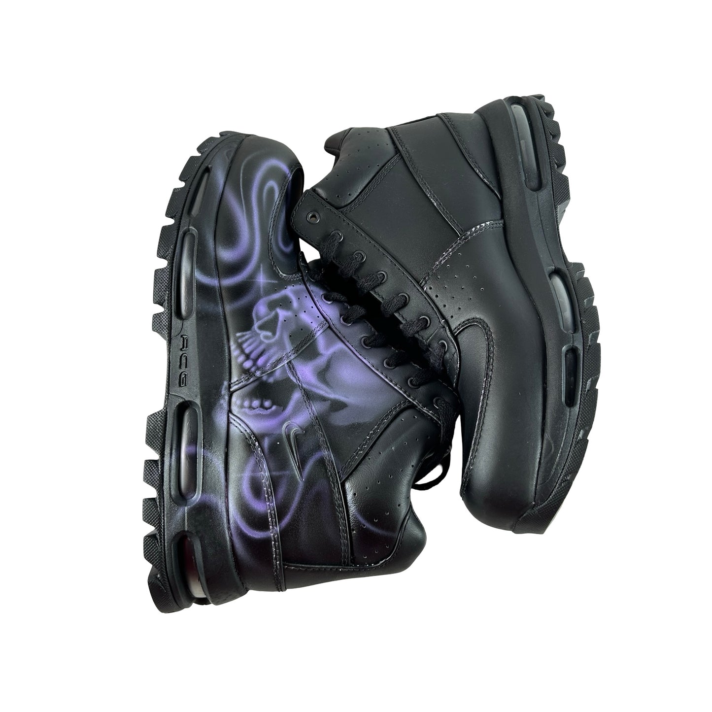 865031 009 Nike Air Max Goadome Black x STFU OG Purple - 10 M