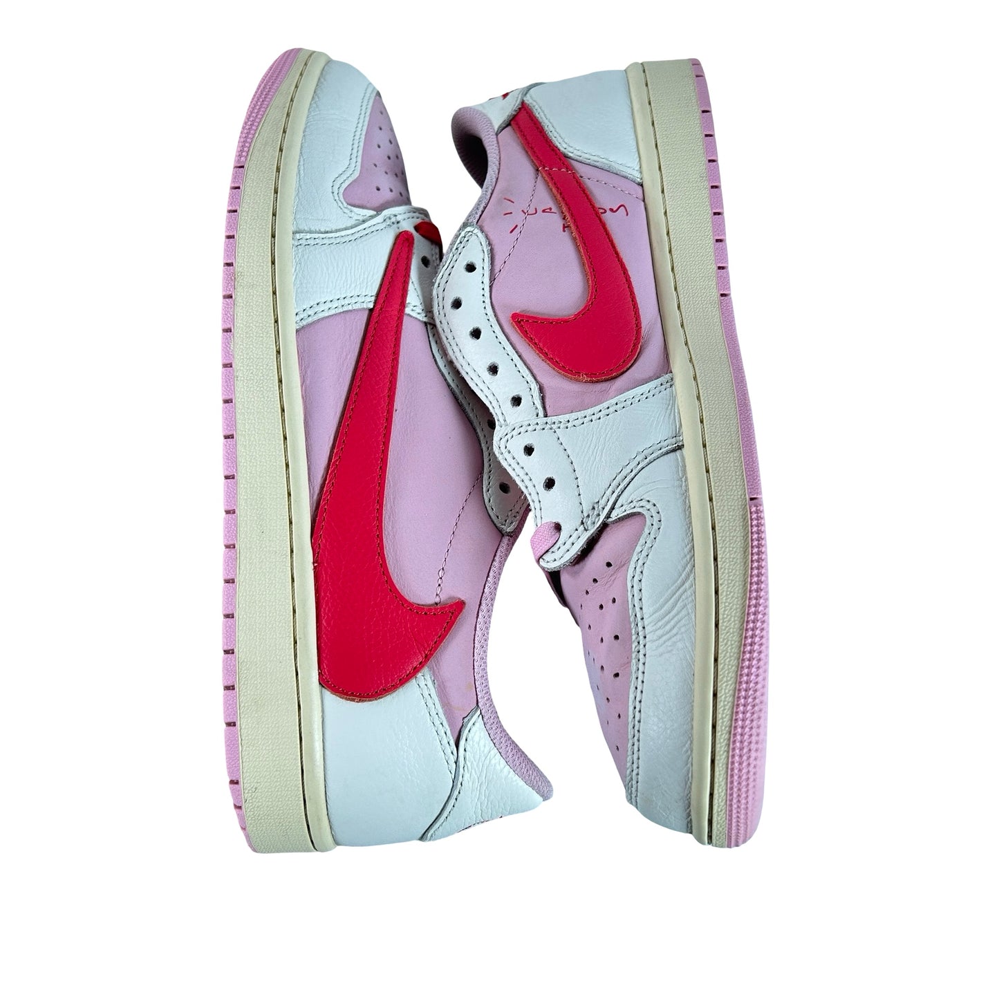 IQ7604 101 Jordan 1 Retro Low OG SP Travis Scott Sail Tropical Pink [USED] - 11 M (Used2)