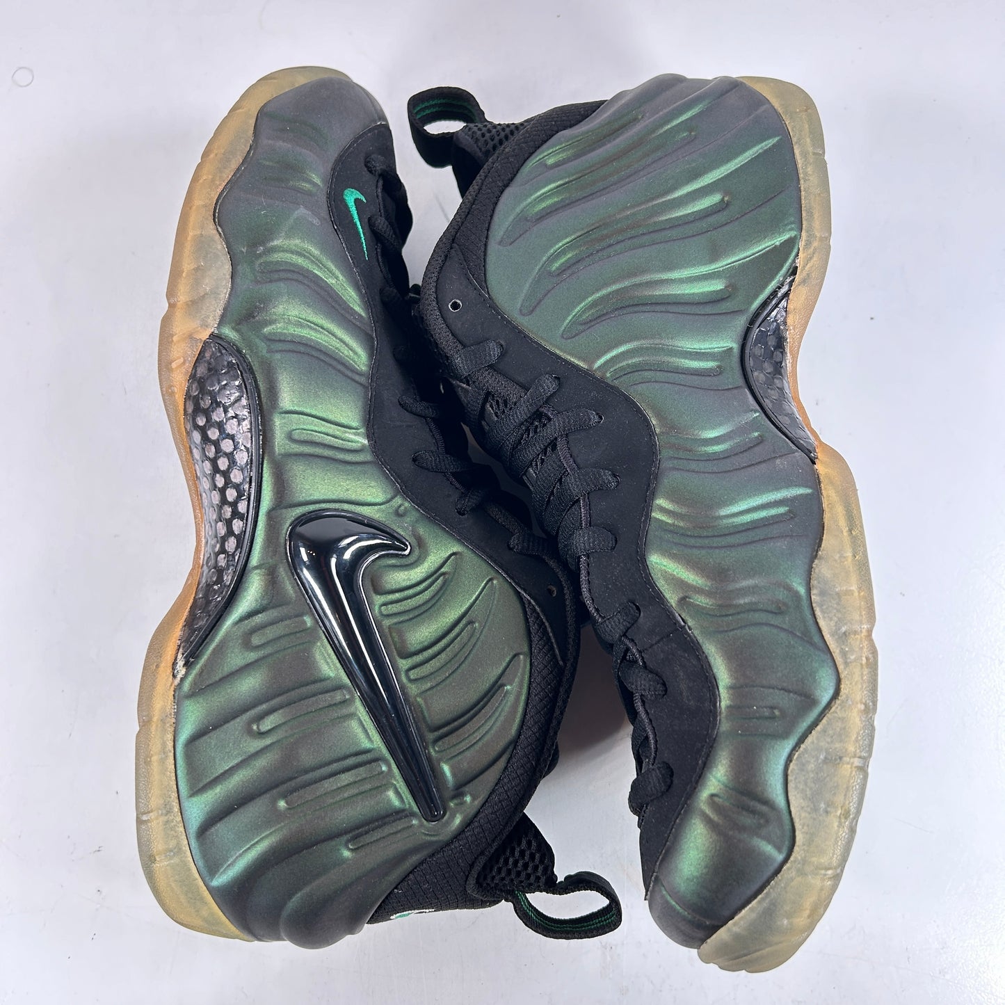 624041 301 Nike Air Foamposite Pro Pine Green [USED] - 12 M (Used) (No Box)