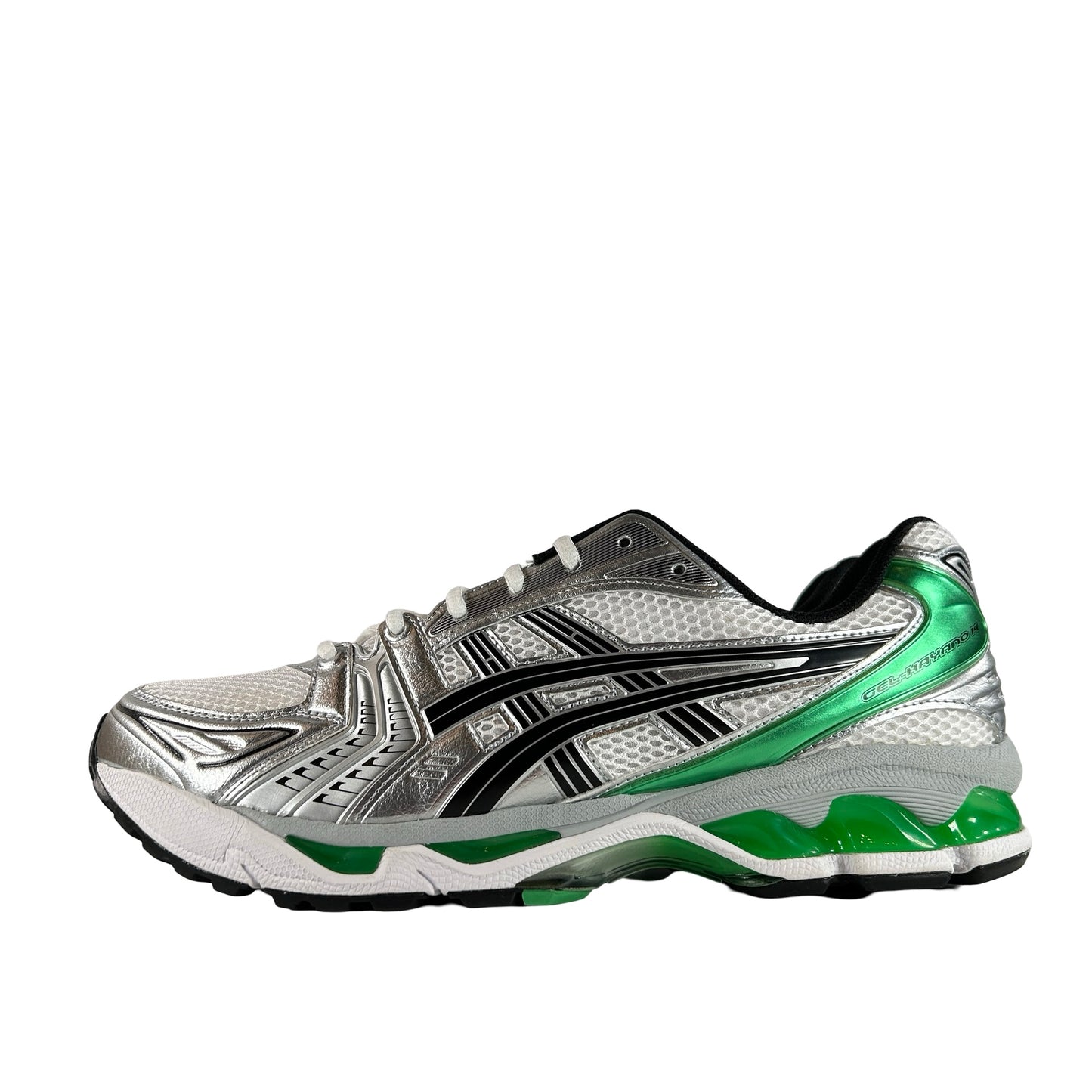 1201A019 110 ASICS Gel-Kayano 14 White Malachite Green [USED] - 12 M (VNDS)