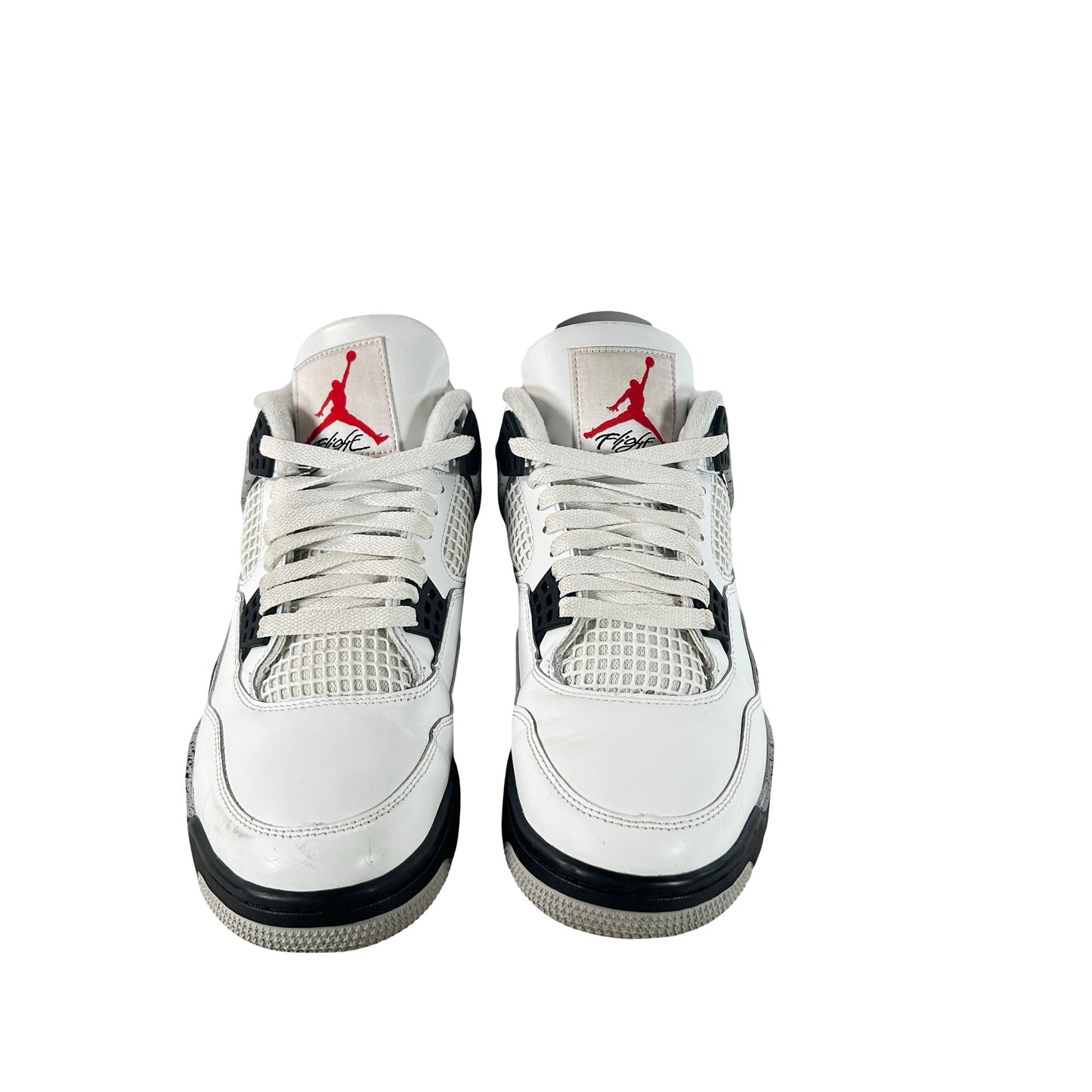 FV5029 100 Jordan 4 Retro White Cement (2025) [USED] - 9.5 M (Used) (Replace Box)