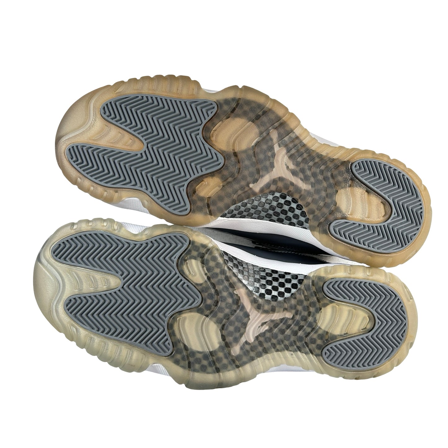 528895 003 Air Jordan 11 Retro Low Cool Grey - 10.5 M (Soles Yellowing)