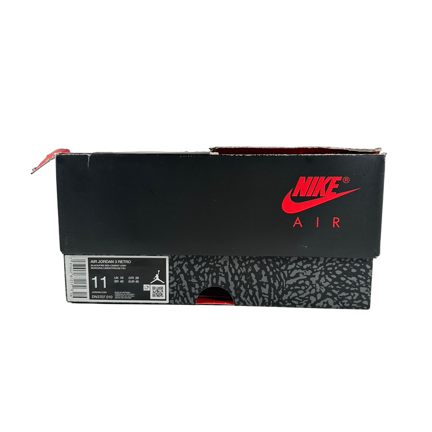 DN3707 010 Jordan 3 Retro OG Black Cement (2024) [USED] - 11 M (Used4)