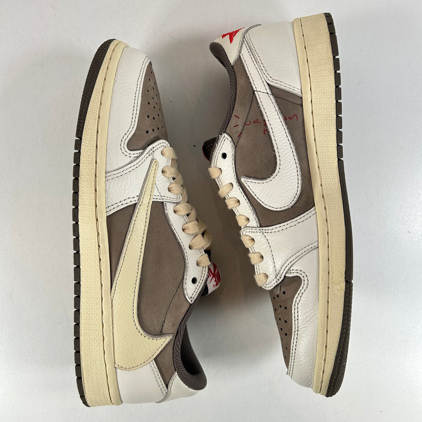 DM7866 162 Jordan 1 Retro Low OG SP Travis Scott Reverse Mocha [USED] - 8 M (Used) (No Box)