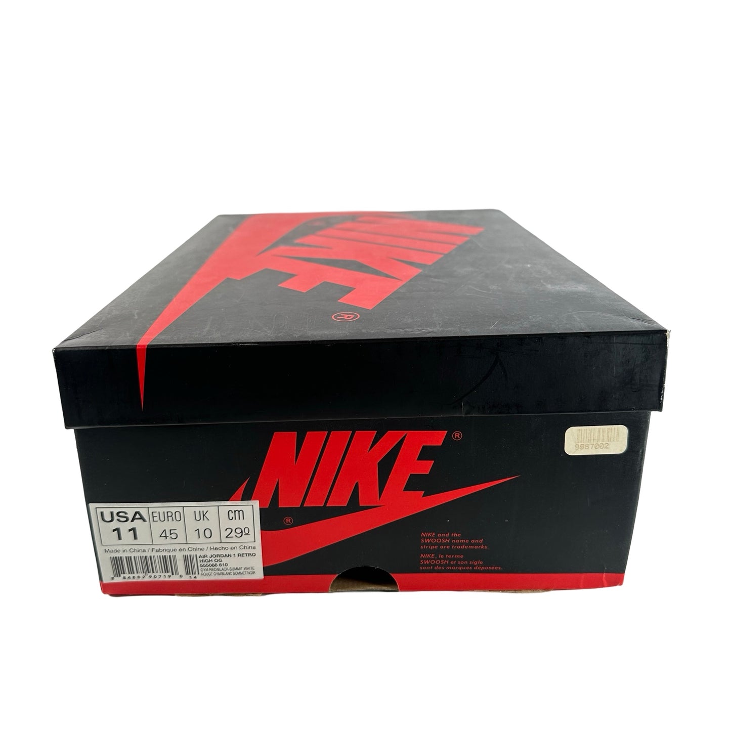 555088 610 Jordan 1 Bred Toe [USED] - 11 M (Used)