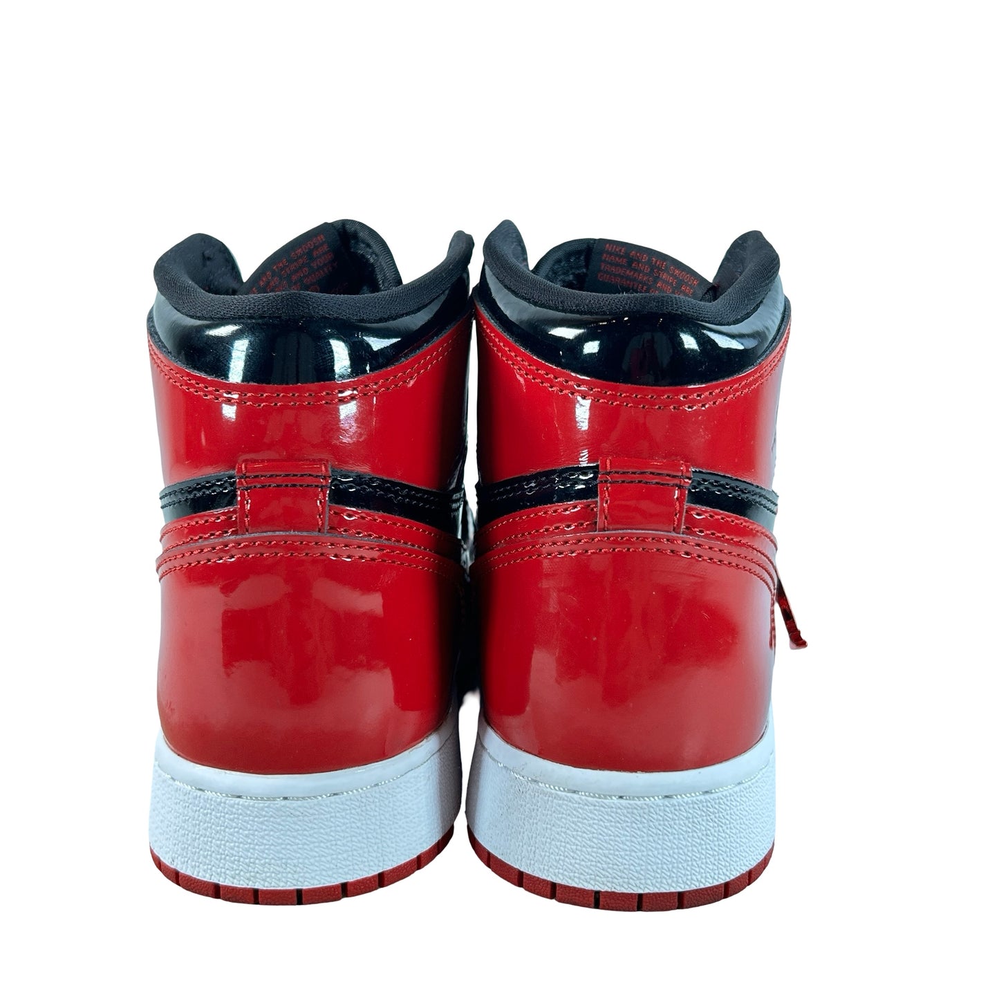 575441 063 Jordan 1 Retro High OG Patent Bred (GS) [USED] - 7 Y (Used3) (No Box3)
