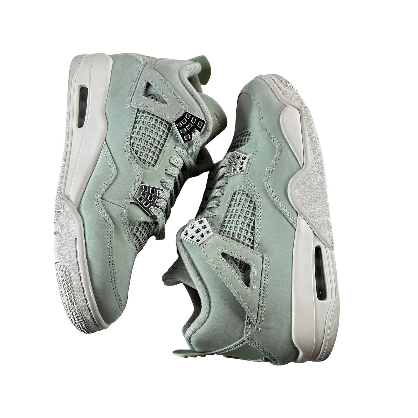 HV0823 003 Jordan 4 Retro Seafoam Sail (Women's) [USED] - 10 W (Used)