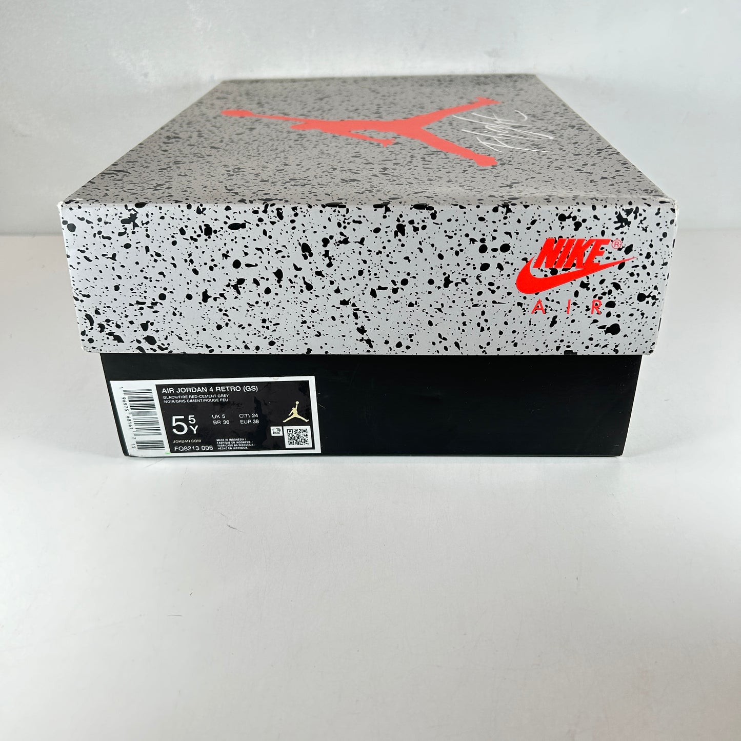FQ8213 006 Jordan 4 Retro Bred Reimagined (GS) [USED] - 5.5 Y (Used)