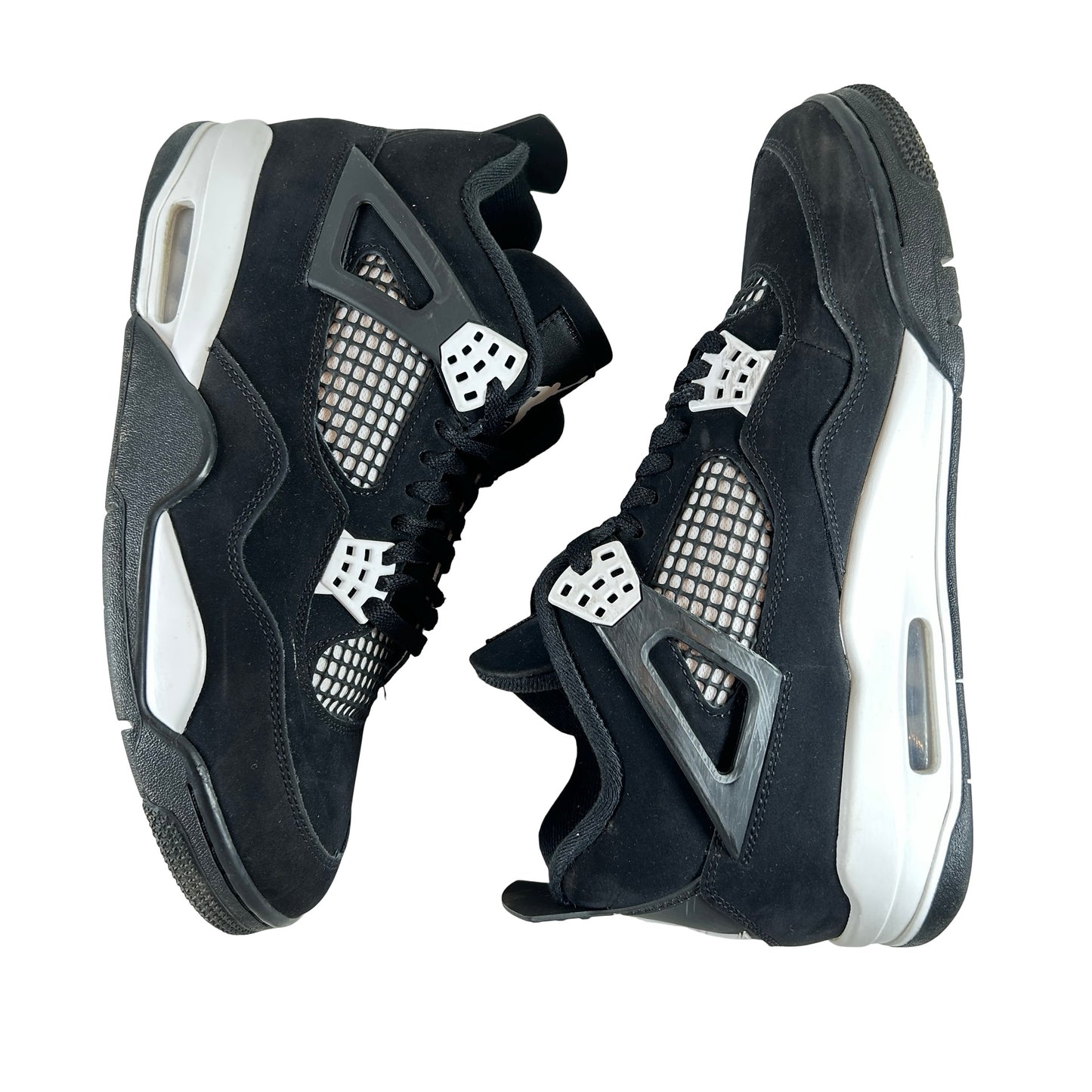 FQ8138 001  Jordan 4 Retro White Thunder [USED] - 10 M (Used8)