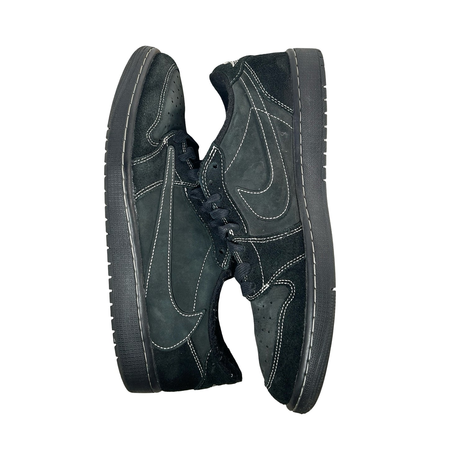 DM7866 001 Jordan 1 Retro Low OG SP Travis Scott Black Phantom [USED] - 12 M (Used) (No Box)