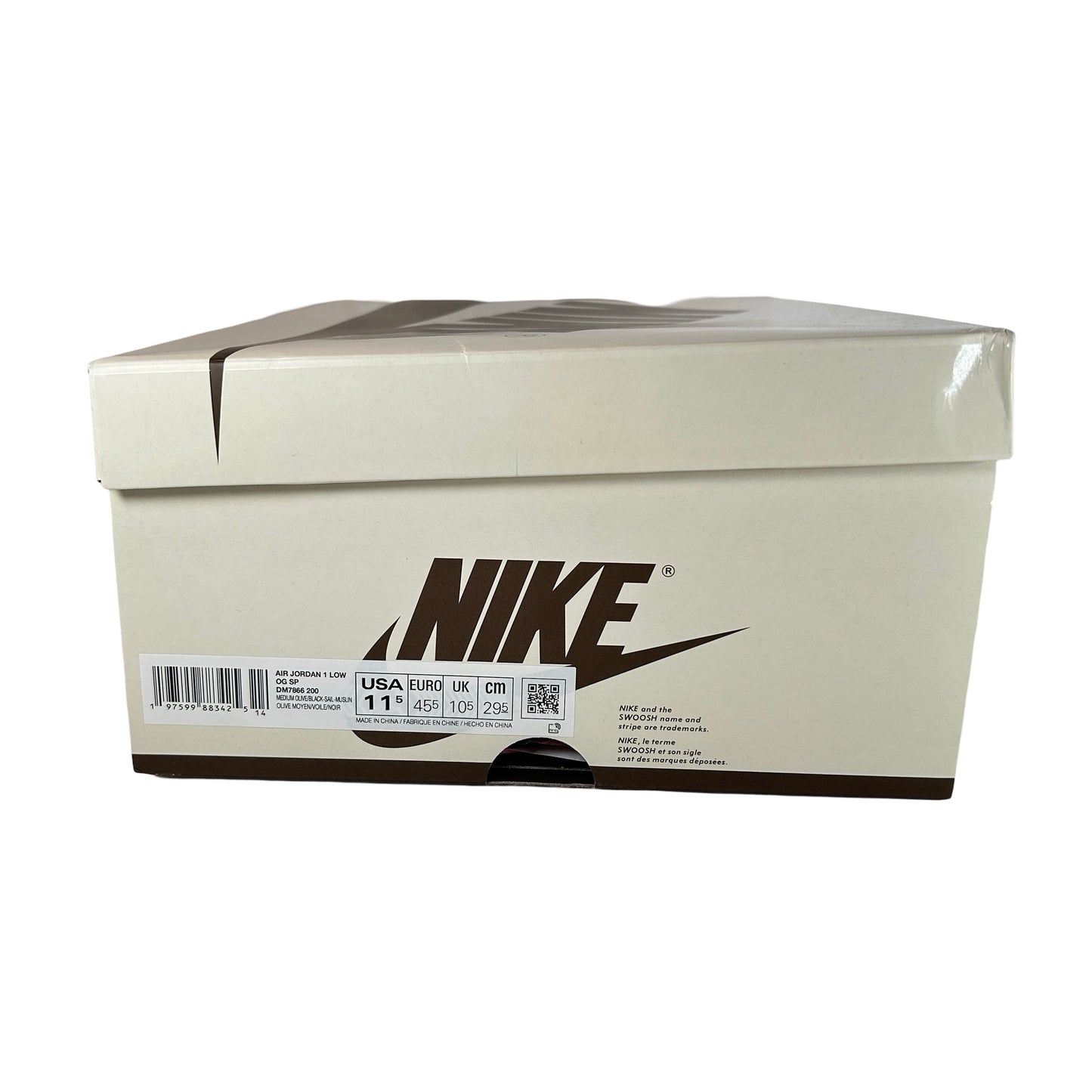 DM7866 200 Jordan 1 Retro Low OG SP Travis Scott Medium Olive [USED] - 11.5 (Used)