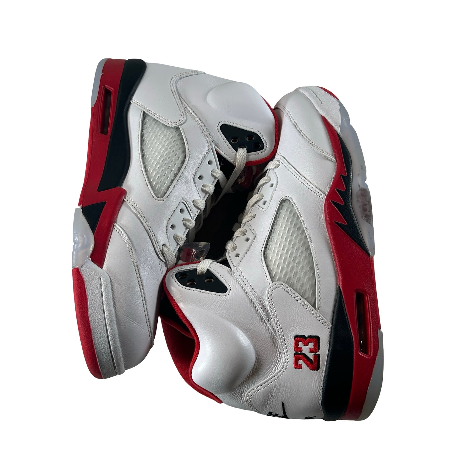 HQ7978 101 Jordan 5 Retro Fire Red Black Tongue (2025) [USED] - 10 M (Used2)