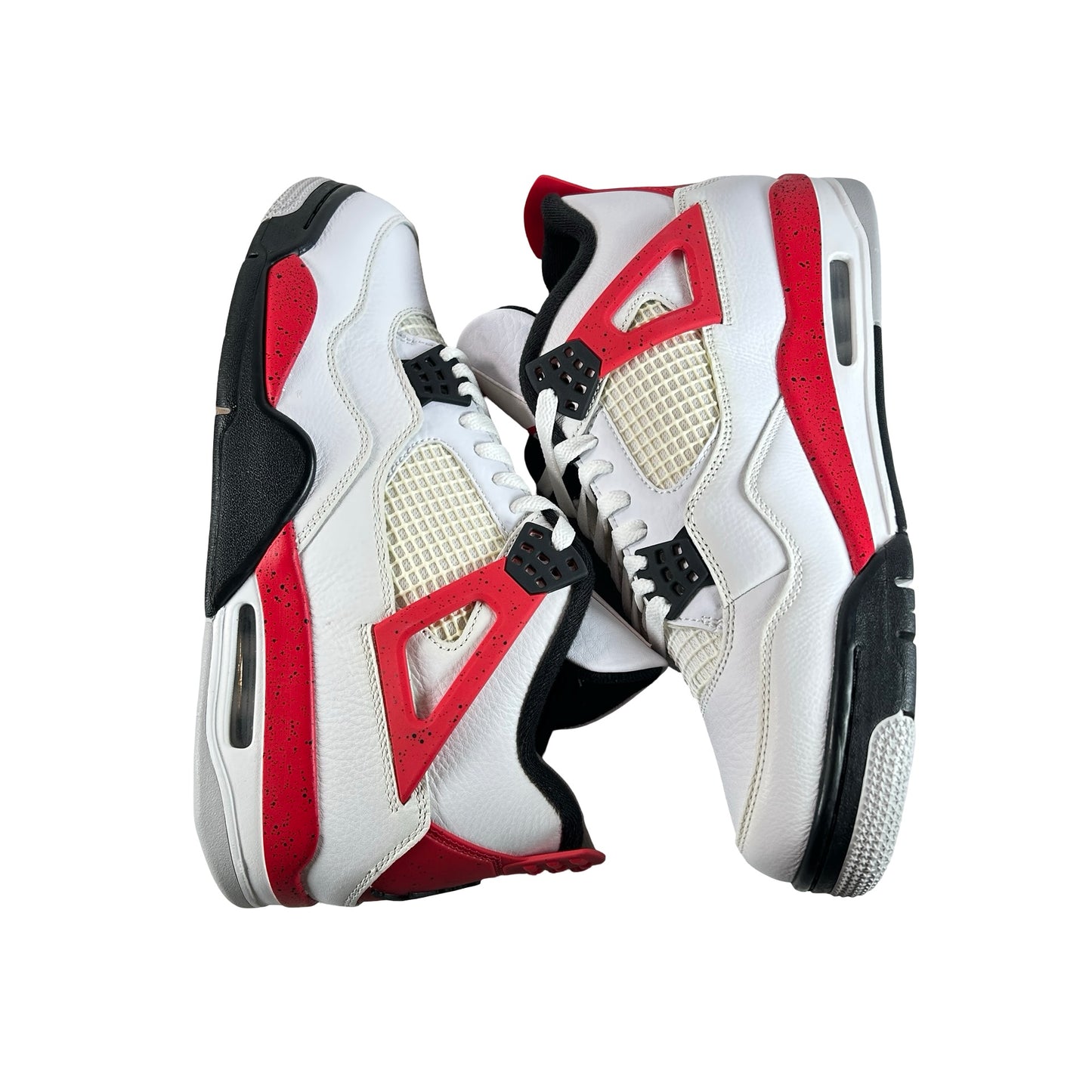 DH6927 161 Jordan 4 Retro Red Cement - 10 M (Yellowing4)