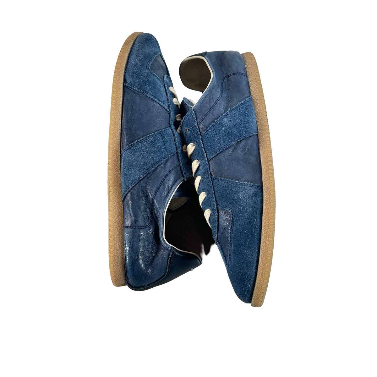 S57WS0557 Maison Margiela Replica Soft Sneakers Navy [USED] - EU 45 (Used)
