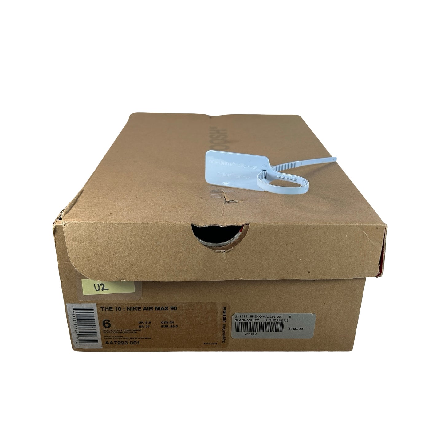 AA7293 001 Air Max 90 Off-White Black [USED] - 6 M (Used2)