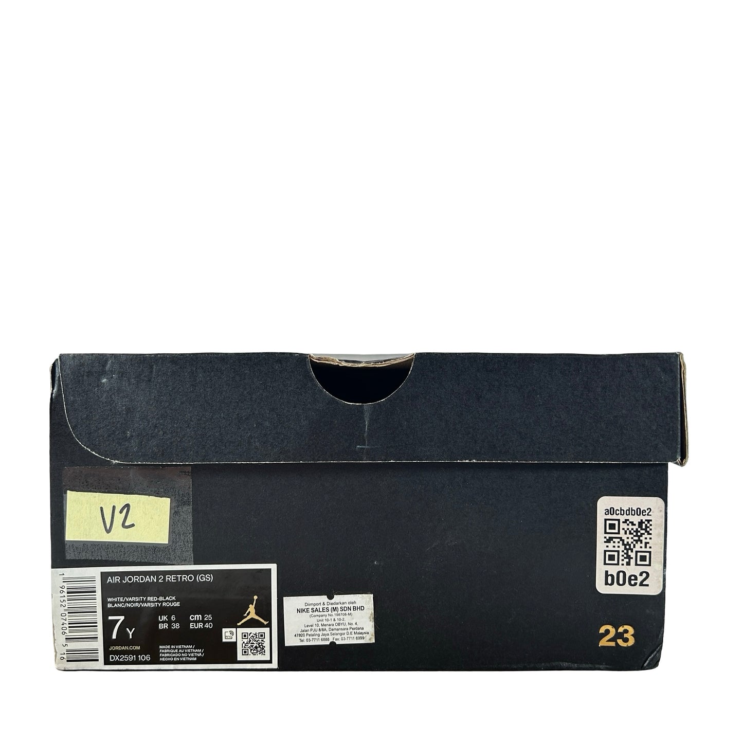 DX2591 106 Jordan 2 Retro OG Chicago (2022) (GS) [USED] - 7 Y (Used2)