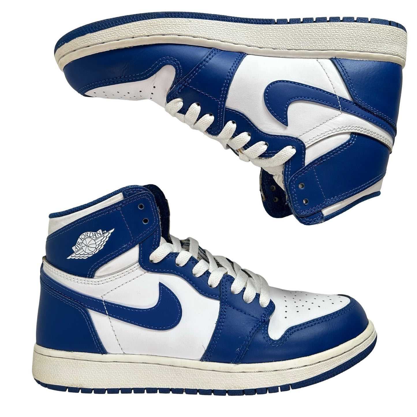 575441 127 Jordan 1 Retro Storm Blue (GS) [USED] - 6 Y (Used)