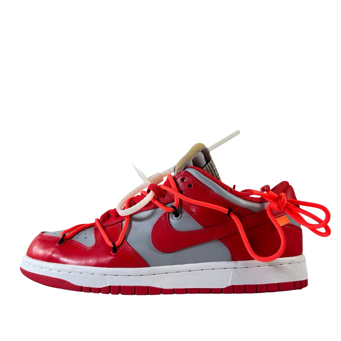 CT0856 600 Dunk Low Off-White Red [USED] - 7.5 M (Used)