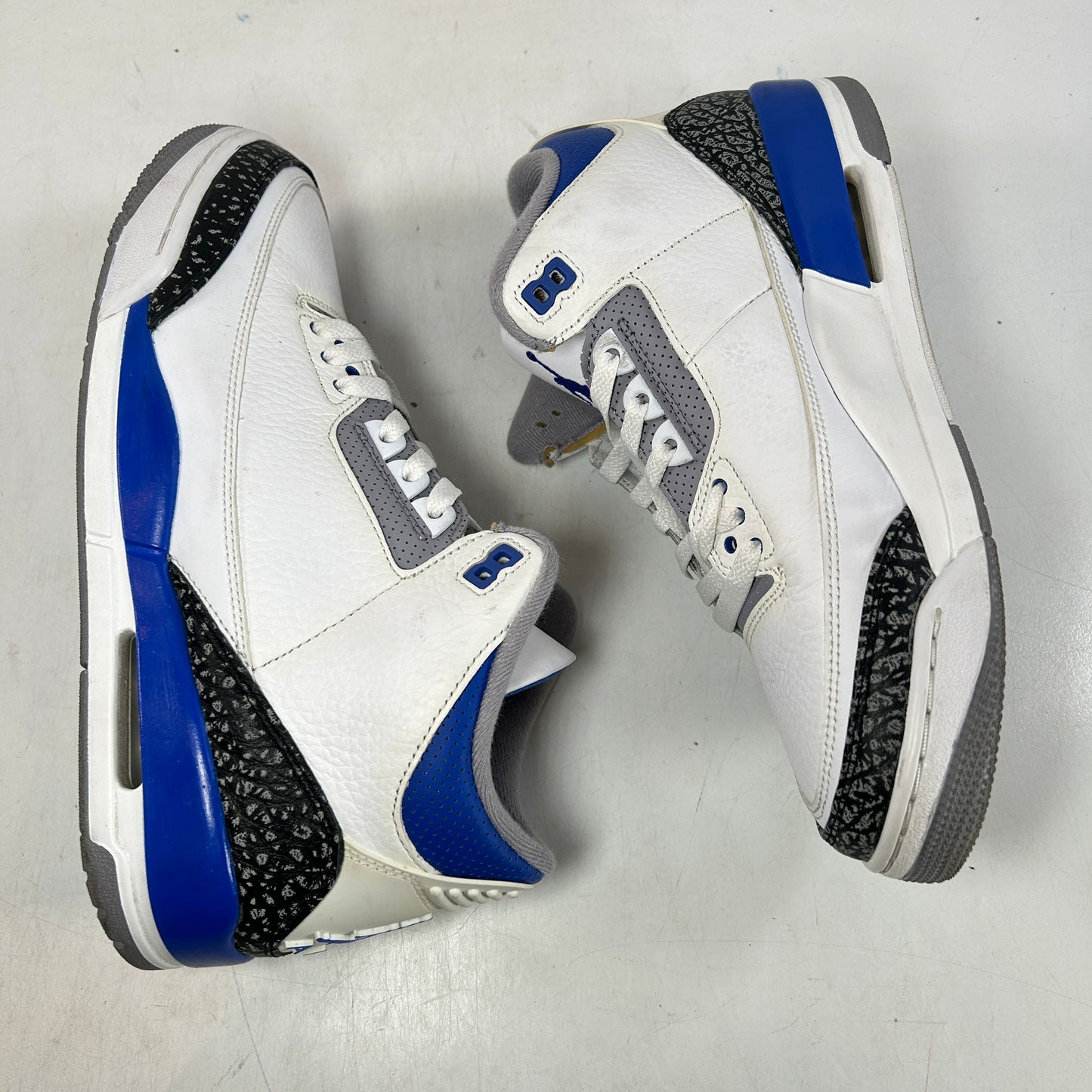 CT8532 145 Jordan 3 Retro Racer Blue [USED] - 10 M (Used2) (No Box)