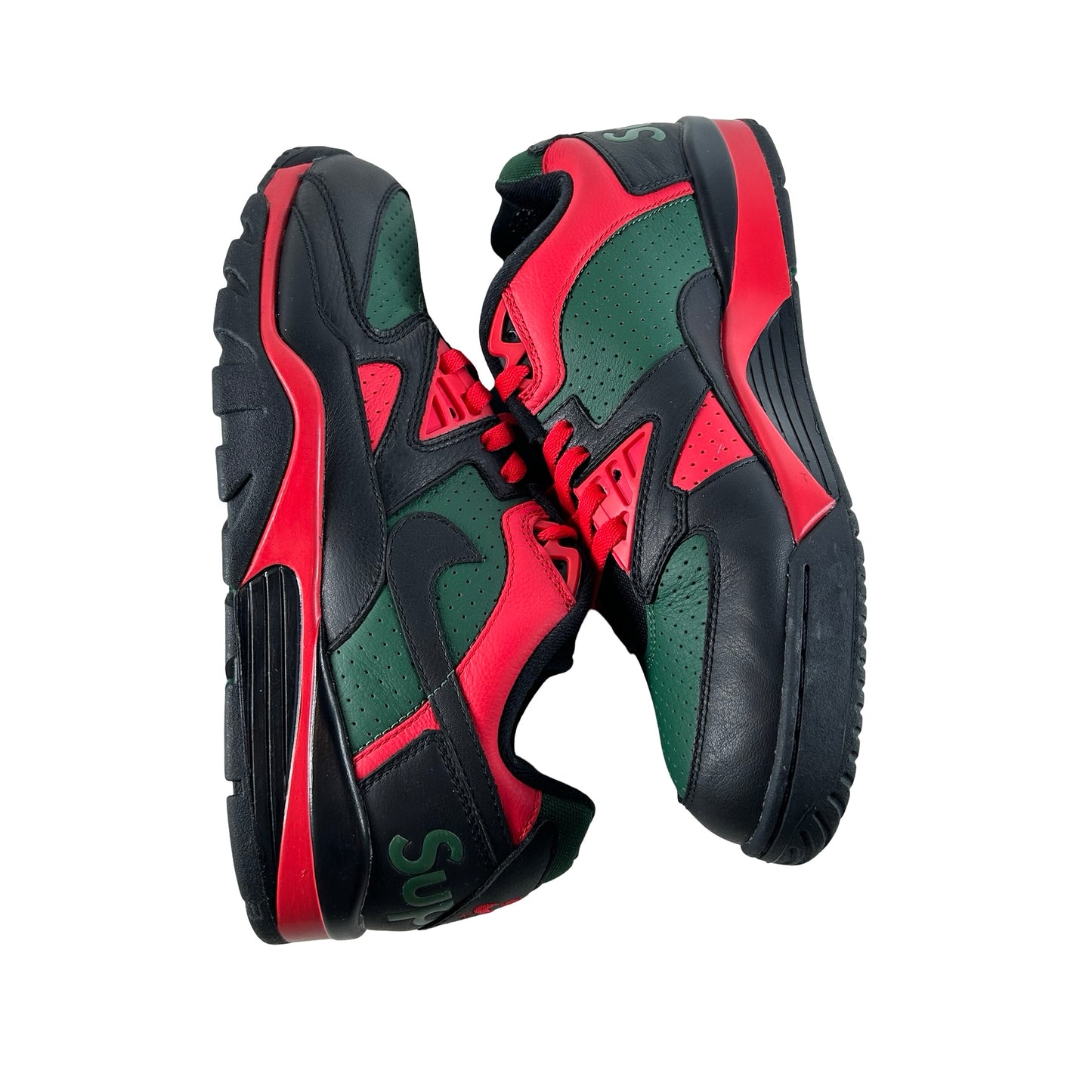 CJ5291 001 Nike Cross Trainer Low Supreme Black Green Red [USED] - 12 M (Used)