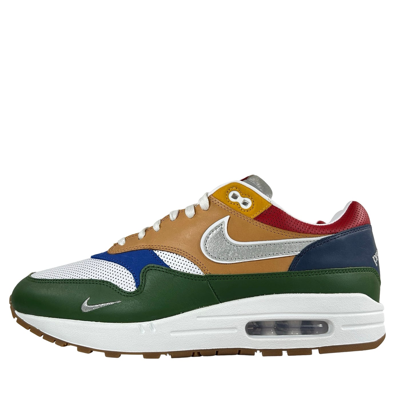 II6235 100 Nike Air Max 1 Premium Goods White Forest Green [USED] - 12 M (VNDS)