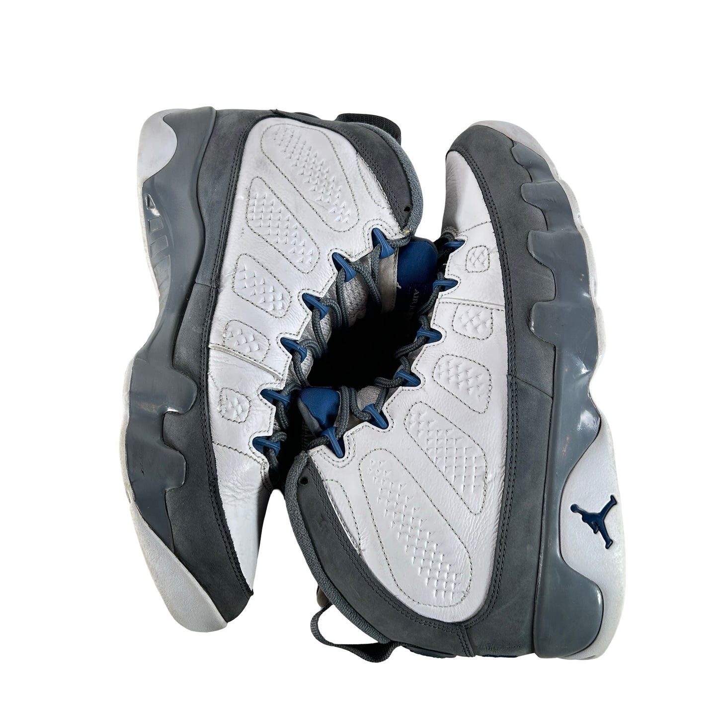 HV4794 100 Air Jordan 9 Retro Flint Grey French Blue (2026) [USED] - 10.5 M (Used)