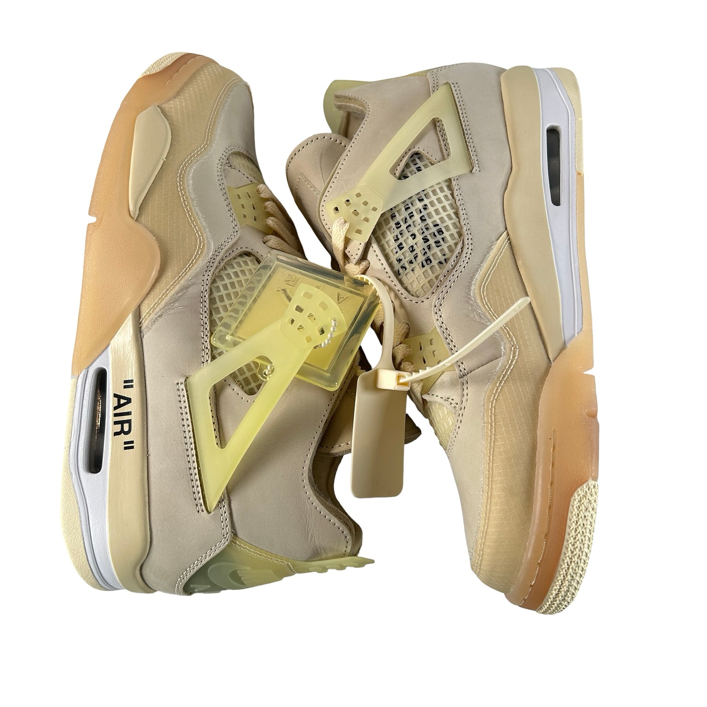 CV9388 100 Jordan 4 Off-White Sail [CONDITIONAL] - 12 W (Yellowing) (Damaged Lid)