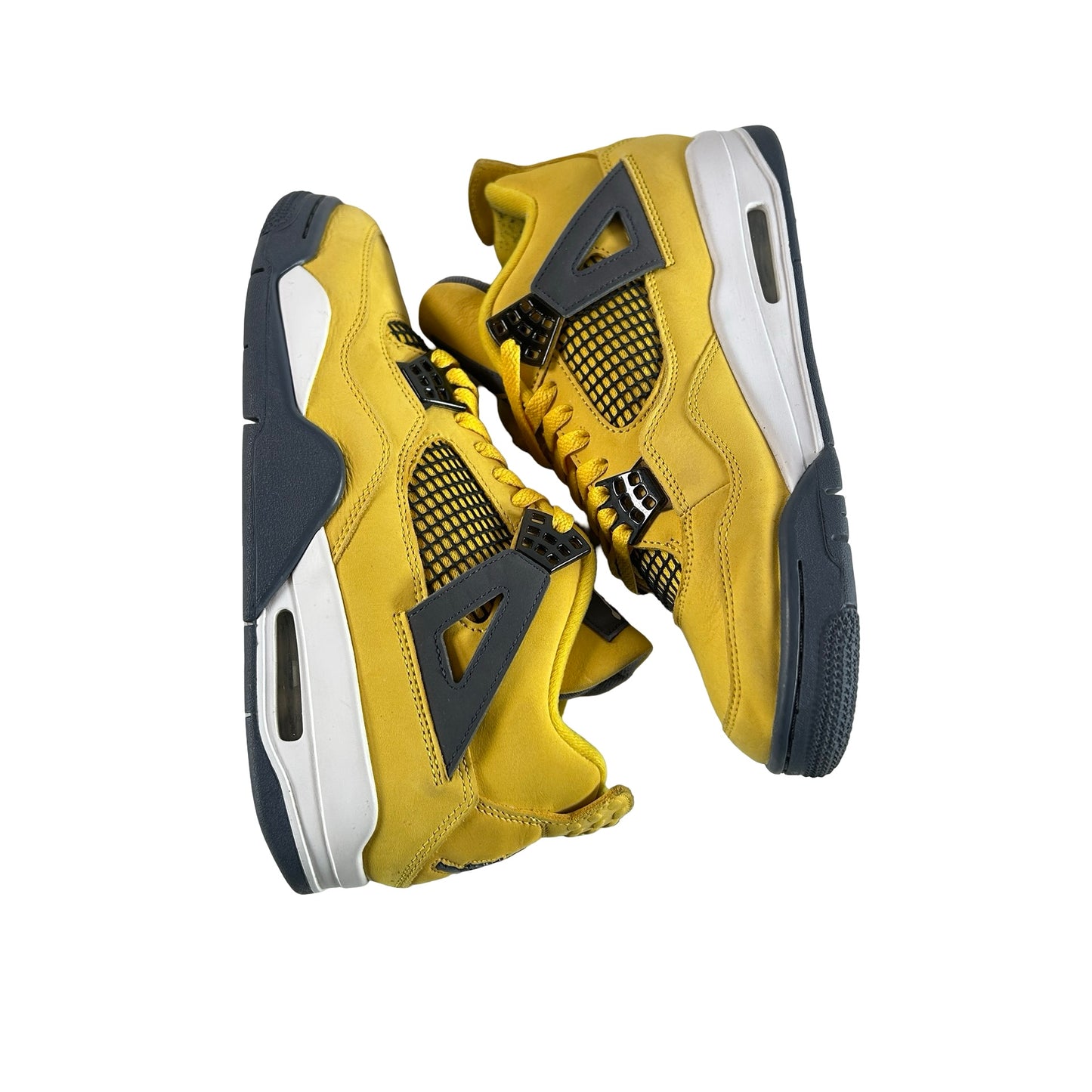 CT8527 700 Jordan 4 Retro Lightning (2021) [USED] - 8.5 M (Used) (No Box) (B-Grade)