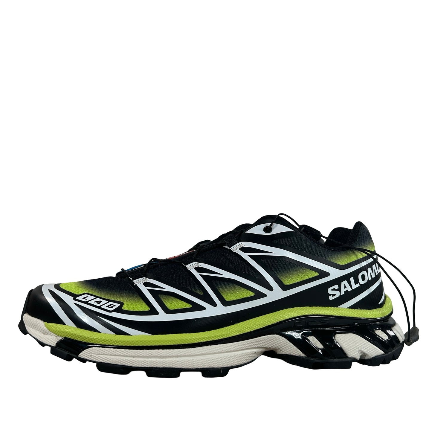 L47977400 Salomon XT-6 Skyline Black Sharp Green [USED] - 10 M (Used)
