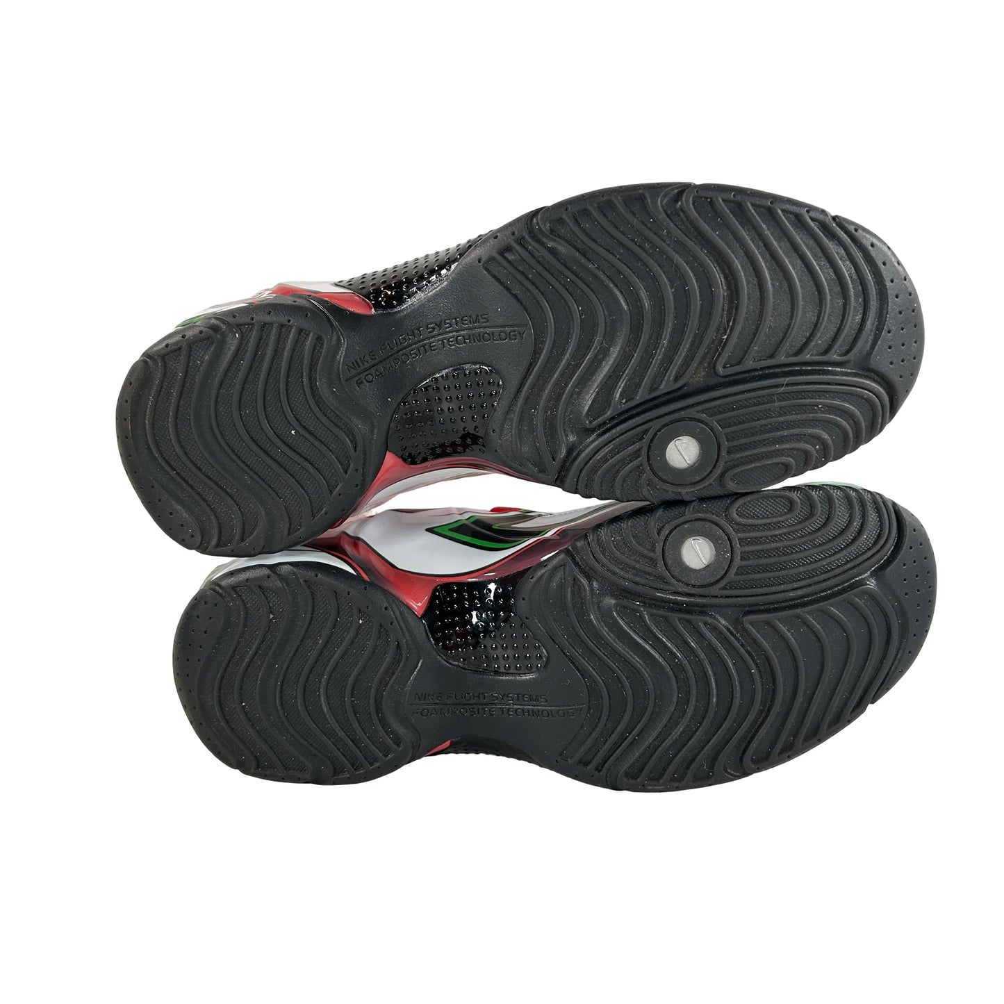 FN0289 100 Nike Clogposite Supreme White Gym Red Green [USED] - 9.5 M (Used)