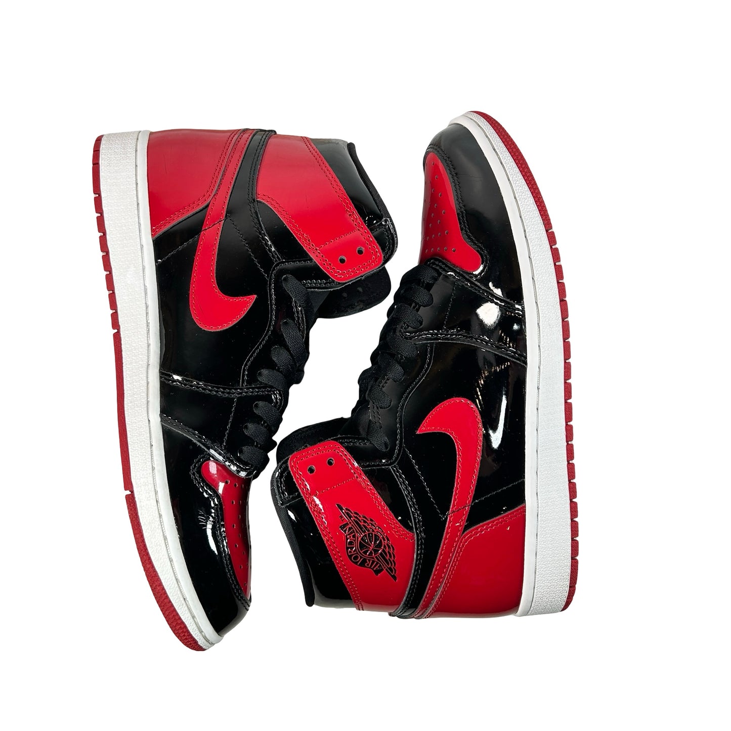 555088 063 Jordan 1 Retro High OG Patent Bred [USED] - 9.5 M (Used6)
