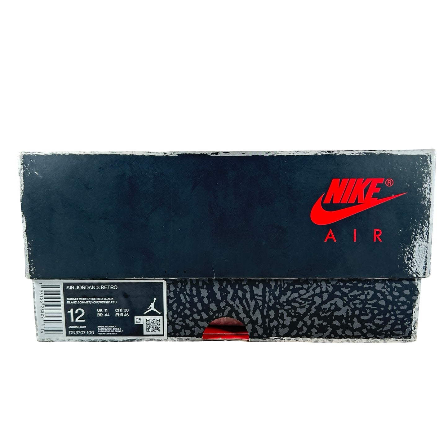 DN3707 100 Jordan 3 Retro White Cement Reimagined [USED] - 12 M (Used15)