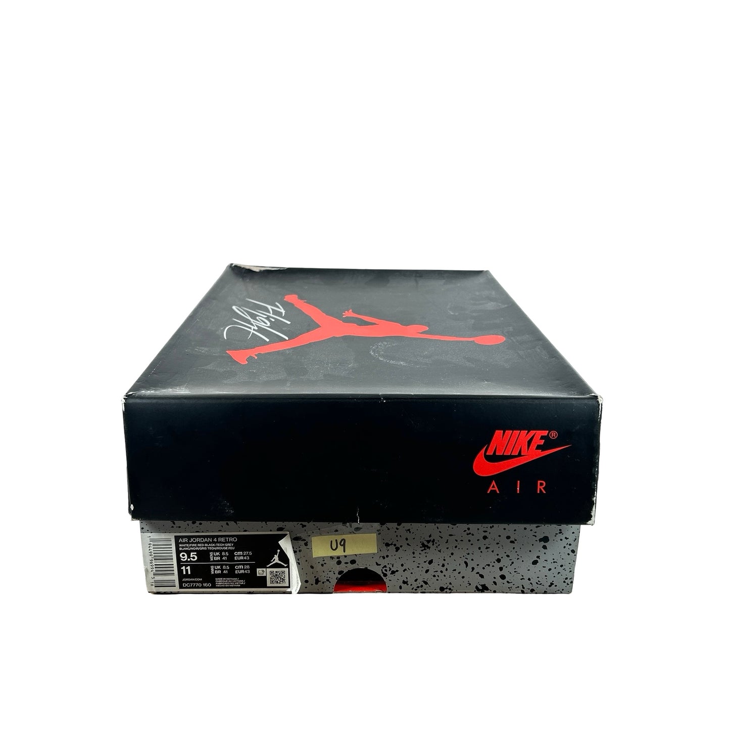 DC7770 160 Jordan 4 Retro Fire Red (2020) [USED] - 9.5 M (Used9)
