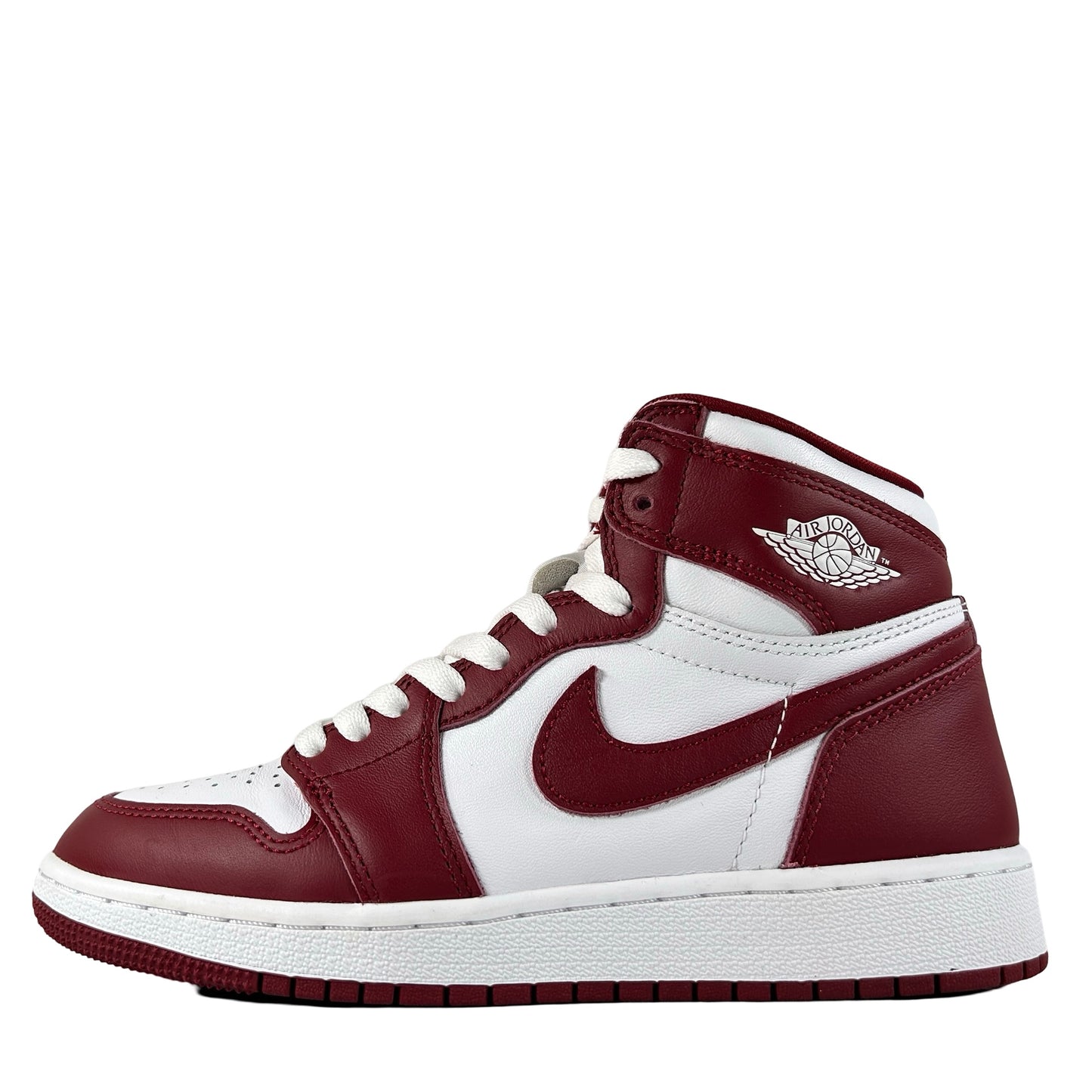 FD1437 160 Jordan 1 Retro High OG Artisanal Team Red (GS) [USED] - 5 Y (Used) (No Box)