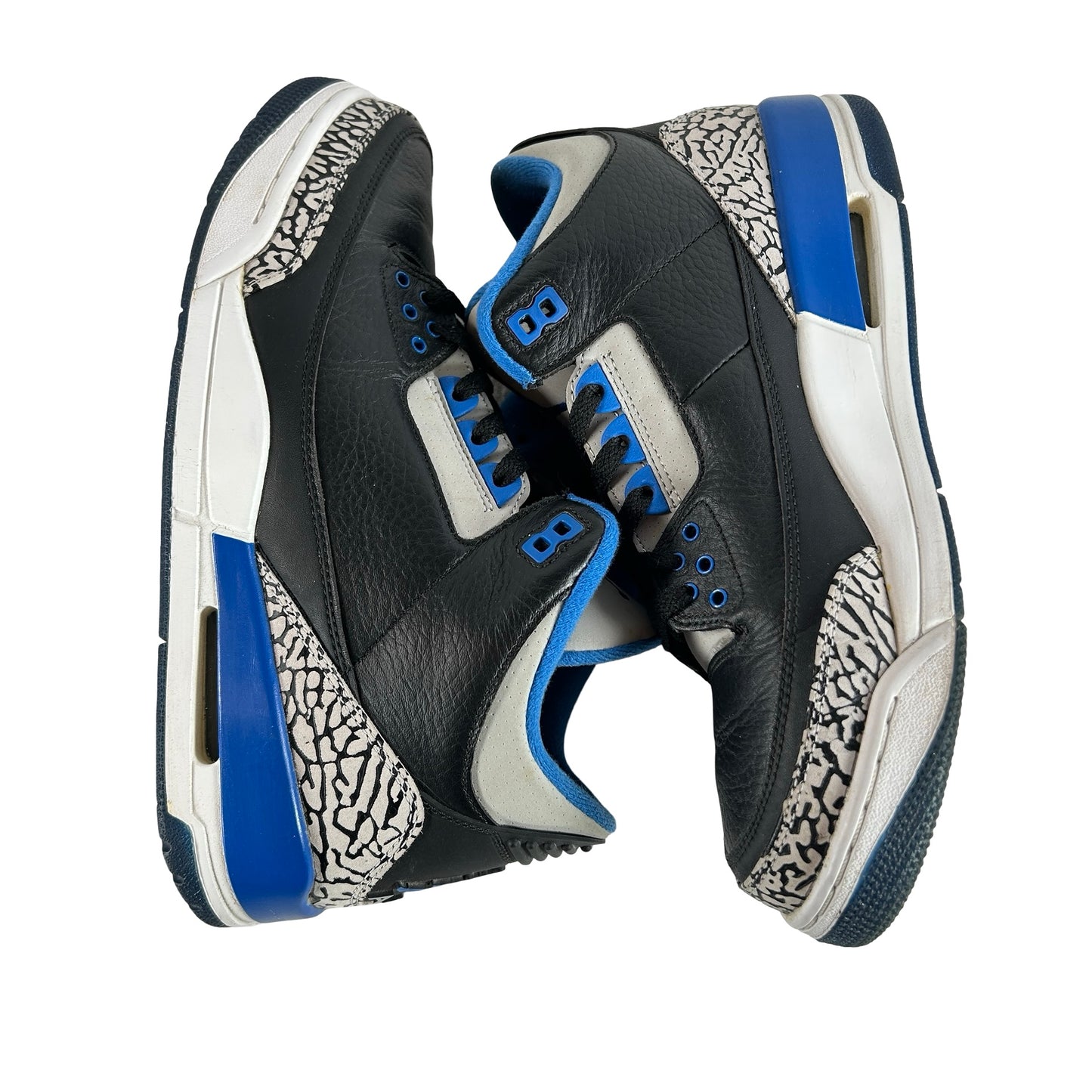 136064 007 Jordan 3 Retro Sport Blue [USED] - 9.5 M (Used)