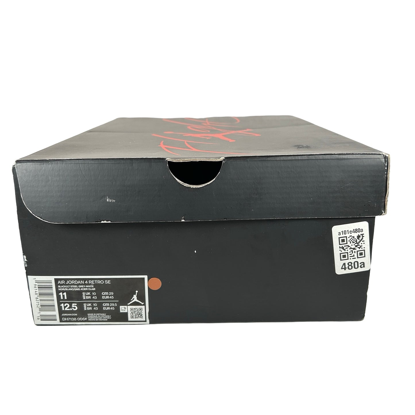 DH7138 006 Jordan 4 Retro SE Black Canvas [USED] - 11 M (Used)