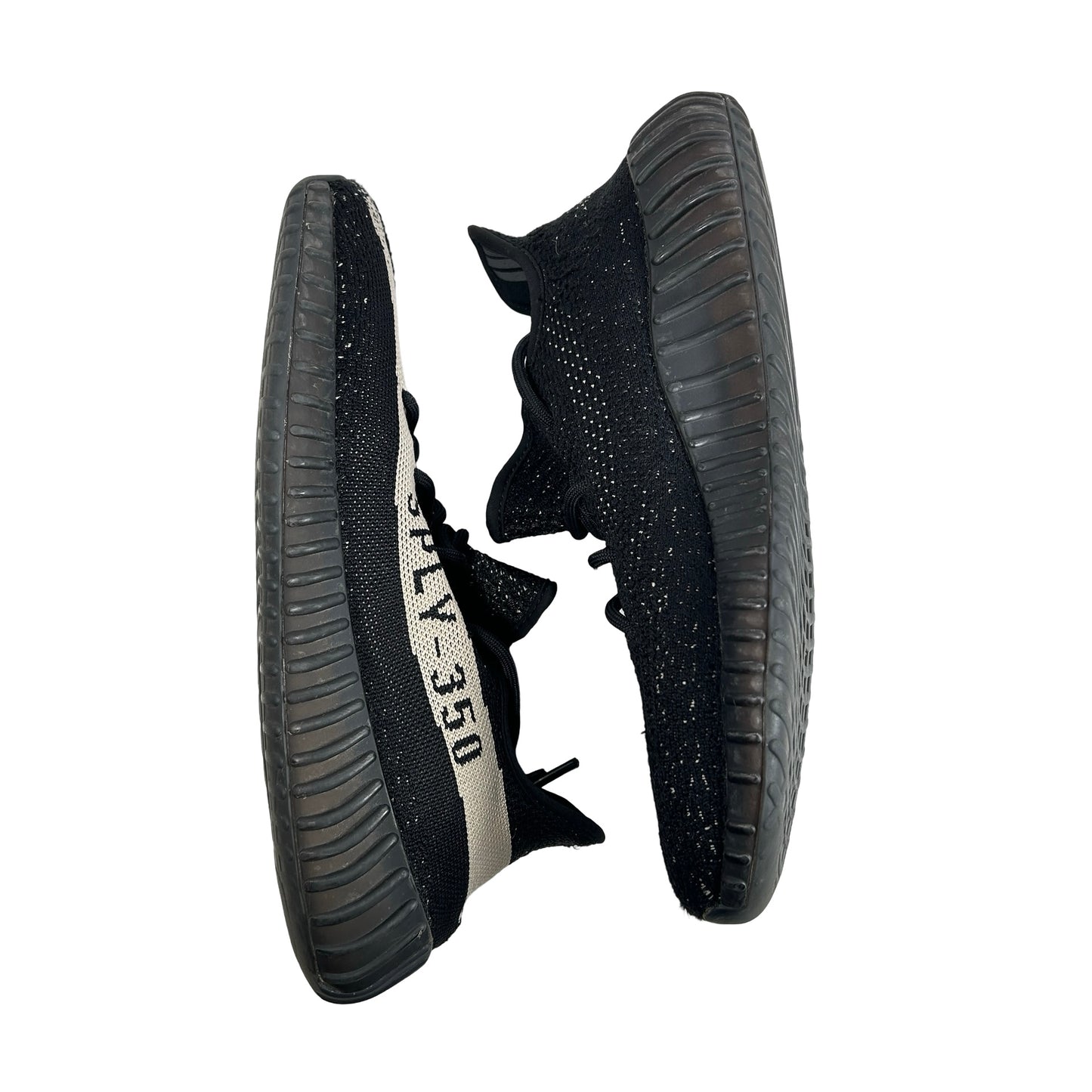 BY1604 adidas Yeezy Boost 350 V2 Core Black White [USED] - 11 M (Used4)
