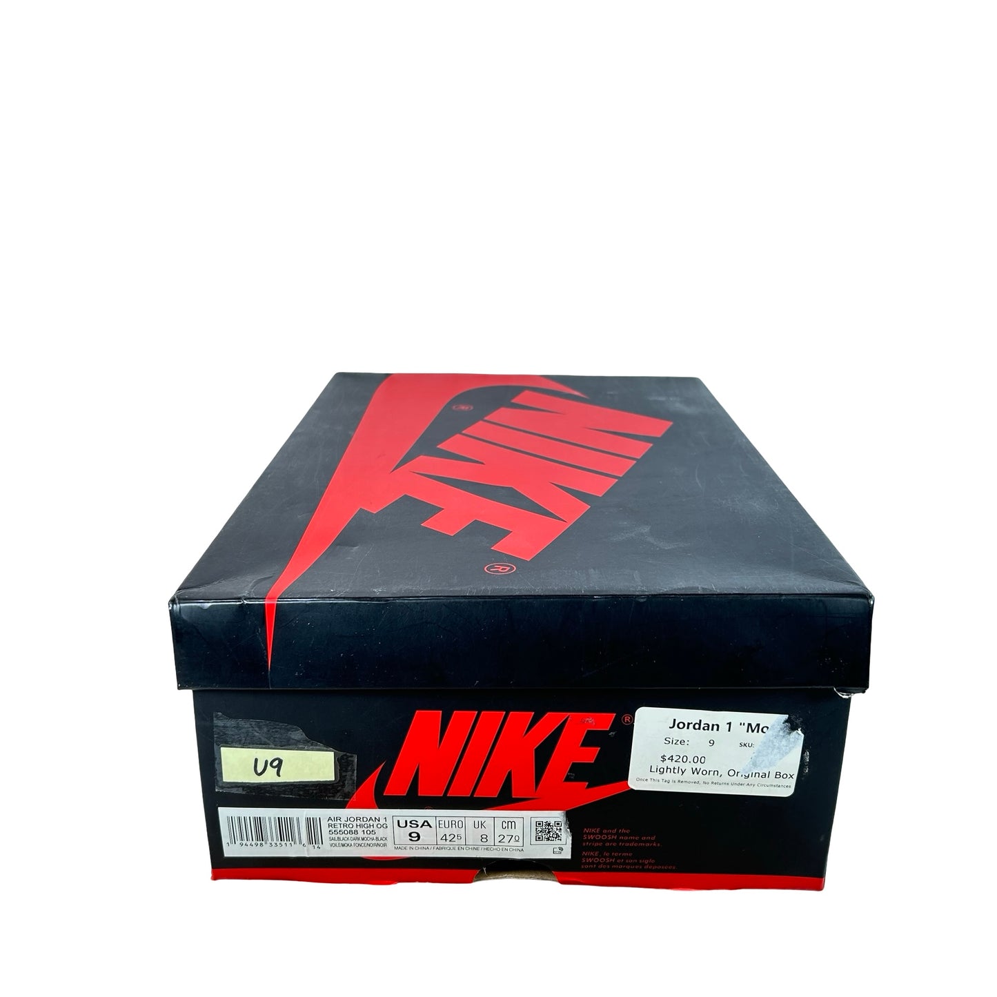 555088 105 Jordan 1 Mocha [USED] - 9 M (Used9)